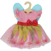 Heless Robe de poupée "Princesse Lillifee" avec noeud rose, taille 28-35 cm