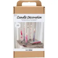 Creativ Company kit de bricolage décoration bougies colorées DIY