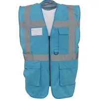 Yoko Gilet multifonction haute visibilité Bleu Saphir XL