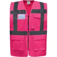 Yoko Gilet multifonction haute visibilité Orange / Noir S