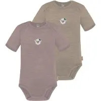 Normani Barboteuse / body 'Tauranga' marron / gris