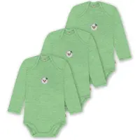 Normani Barboteuse / body 'Auckland' beige / vert / pomme / noir / blanc