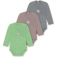 Normani Barboteuse / body 'Auckland' beige / gris / vert / blanc