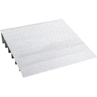 Vevor Rampe de Seuil Hauteur 15,2 cm Rampe de Portes pour Fauteuil Roulant Capacité de Charge 362,8 kg en Aluminium Rampe Modulaire Réglable pour Fauteuils Roulants