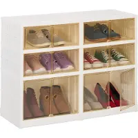 Relaxdays Schuhschrank (86.50 x 34.50 x 66.50 cm)