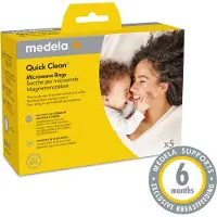 Medela Quick Clean Sachets pour micro-ondes (5 pièces) 5 pc(s) Autre