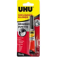 UHU Colle instantanée blitzschnell Pipette (10 g)