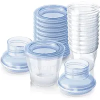 Philips AVENT VIA SCF618/10 contenant de conservation pour lait maternel 10x180 ml