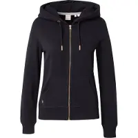 Superdry pour femme. W2012358A Sweat à capuche avec fermeture éclair et logo Essentiel noir (M), Casuel, Coton, Durable