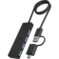 Icy Box Hub 4-Port IcyBox USB 3.2 Gen 1 IB-HUB1424-C3 Type-C/A