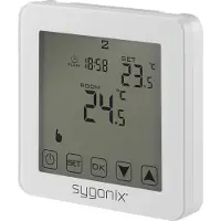 Sygonix Thermostat d'ambiance Touch 2, Thermostat, Blanc