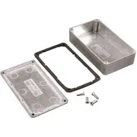 Hammond Electronics 1550WHBK - Boîtier en aluminium 1550 W 222 x 146 105 mm noir (Boîtier), Accessoires électroniques + boîtier, Noir