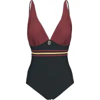 Harry Potter Maillots de bain de - Gryffondor - S - M - pour Femme - noir/bordeaux - Taille M