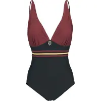 Harry Potter Maillots de bain de - Gryffondor - S - M - pour Femme - noir/bordeaux - Taille S