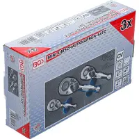 Bgs 215 Jeu de mini-cliquets réversibles, 6,3 (1/4)-10 (3/8)-12,5 (1/2)