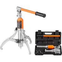 Vevor Extracteur de Roulement à 2/3 Mâchoires Arrache Roulement Traction 5 T en Acier Arrache Moyeu de Roue Ouverture 228,6 mm Course 50 mm pour Entretien Démontages des Engrenages Poulies Machines