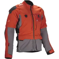 Leatt ADV Rally 5.5 Orange Brûlé Gris Veste Textile Taille 3XL