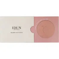 IDUN MINERALS - Blush Mineral - Poudre pressee - infuse avec des pigments mineraux hautement purifies - Glisse en douceur - offrant un gain de co