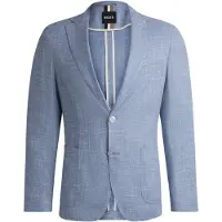 BOSS Veste slim en tissu à micro motif