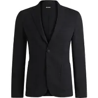 BOSS Veste de costume Slim en seersucker stretch