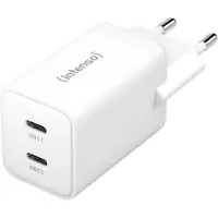 Intenso POWER ADAPTER 2XUSB-C GAN/7804012 Universel Blanc Secteur Charge rapide Intérieure