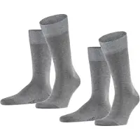 Falke Chaussettes 'Happy' gris chiné