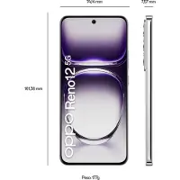 OPPO Smartphone Reno 12 6,7" 5G Double nano SIM 256 Go Argent stellaire
