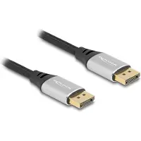 DeLOCK Câble DisplayPort Delock 16K 60 Hz 1 m argent Métal -