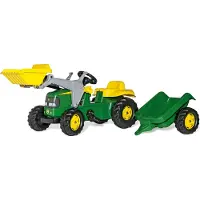 Rolly Toys rollyToys John Deere avec chargeur frontal et remorque