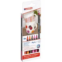 Edding 4200 Feutre pour porcelaine ensemble de 6 Warm
