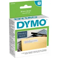 Dymo 11352 (S0722520) - (25 mm x 54 mm) - Noir sur blanc - Étiquette
