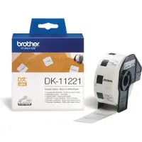 Brother DK-11221 - (23 mm x 23 mm) - Noir sur blanc - Étiquette