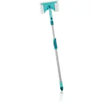 Leifheit Balai à carrelage et baignoire Flexi Pad avec manche télescopique 41700