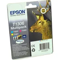 Epson T130 (C13T130640) - 3-couleurs - Cartouche d'encre - Grande capacité - Multipack