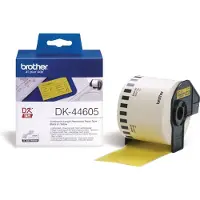 Brother DK-44605 - (62 mm) - Noir sur jaune - Étiquette