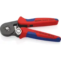 Knipex 97 53 04 SB - Pince À Sertir Auto-ajustable Pour Embouts De Câble Avec Accès Latéral