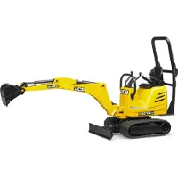 BRUDER Jcb Micro Excavator 8010 Cts Argenté