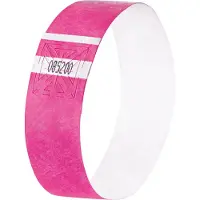 Sigel Bracelets d'identification 'Super Soft', rose n¿on