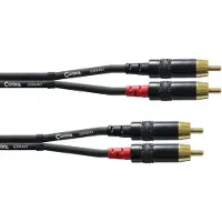 Cordial Câble Audio Double RCA 60 CM