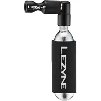 Lezyne Trigger Drive Co2 For Shrader/presta With Neoprene Sleeve Co2 Cartridge Argenté