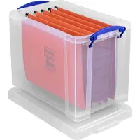 Really Useful Box Box 19C Aufbewahrungsbox 19 Liter transparent