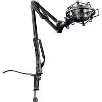 Trust Gxt 253 Emita Microphone Arm Argenté