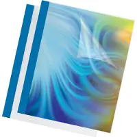 Fellowes Prestige - 3 mm - A4 (210 x 297 mm) - 150 micromètres bleu - 220 g/m² - 100 unités couverture à reliure thermique