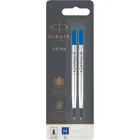 Parker Quink Rollerballrefill Medium 2-pack Blue