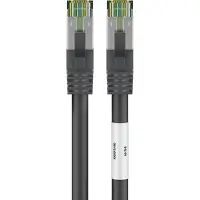 Goobay S/FTP Cat 8.1 - 3 mètres - Noir -