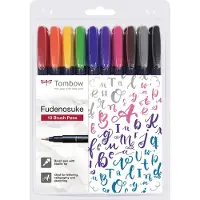 Tombow WS-BH-10PFudenosuke Color Set de 10 pièces