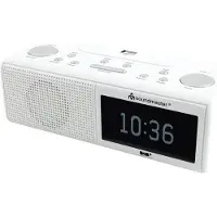 Soundmaster Radio-Réveil, Dab+\Nukw, Usb, Blanc
