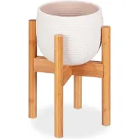 Relaxdays Support pour plante de bambou, réglable