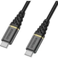 Otterbox Premium Cable USB C-C 1M USB-PD - noir