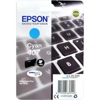 Epson 407 (C13T07U240) - Cyan - Cartouche d'encre